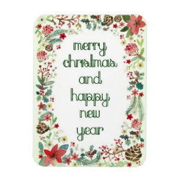 Imán Feliz Navidad y Feliz Año Nuevo