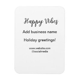 Imán Feliz Navidades de vibraciones saludos de vacacion