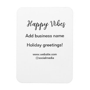 Imán Feliz Navidades de vibraciones saludos de vacacion