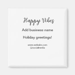 Imán Feliz Navidades de vibraciones saludos de vacacion