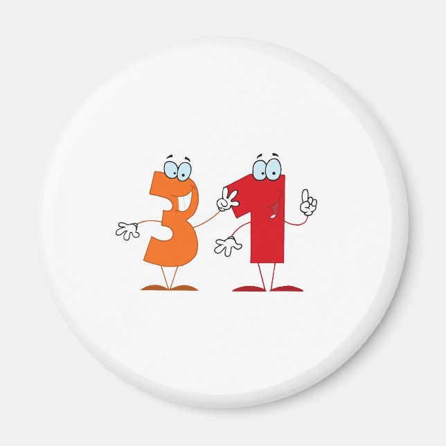 Imán Feliz número 31 (Frente)