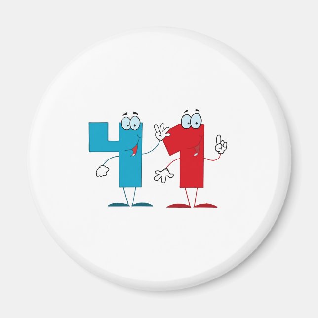 Imán Feliz número 41 (Frente)