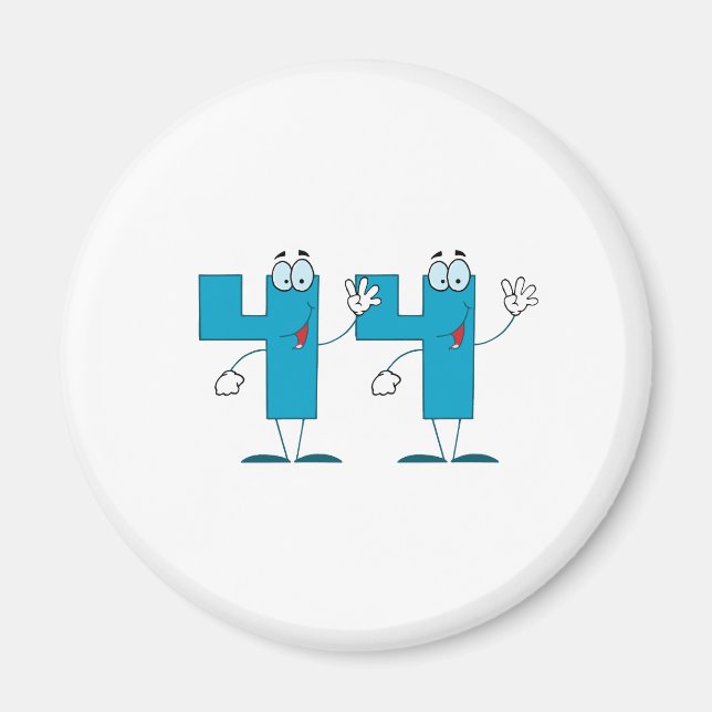 Imán Feliz número 44 (Frente)