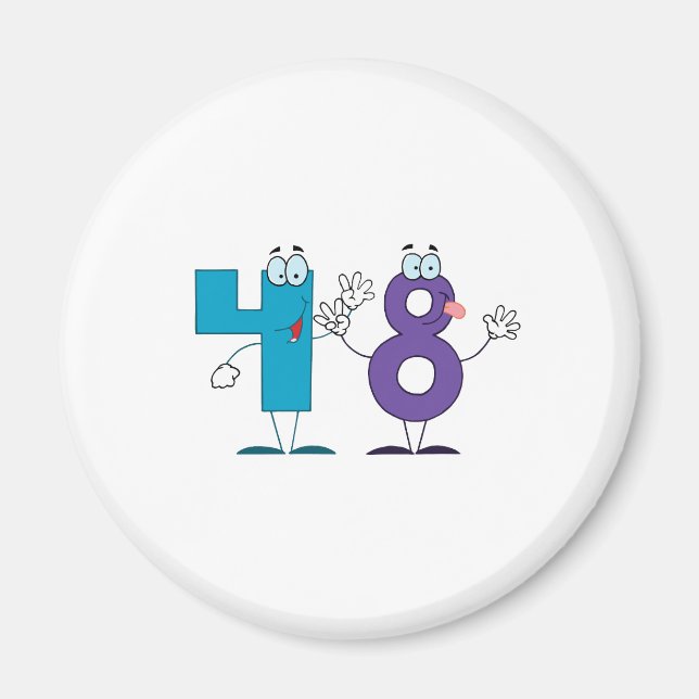 Imán Feliz número 48 (Frente)