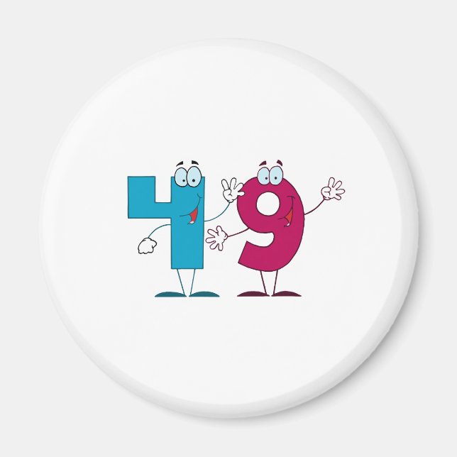 Imán Feliz número 49 (Frente)