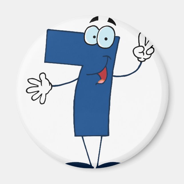 Imán Feliz número 7 (Frente)