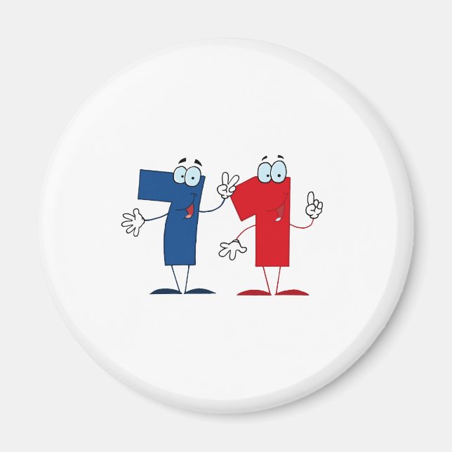 Imán Feliz número 71 (Frente)