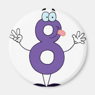 Imán Feliz número 8