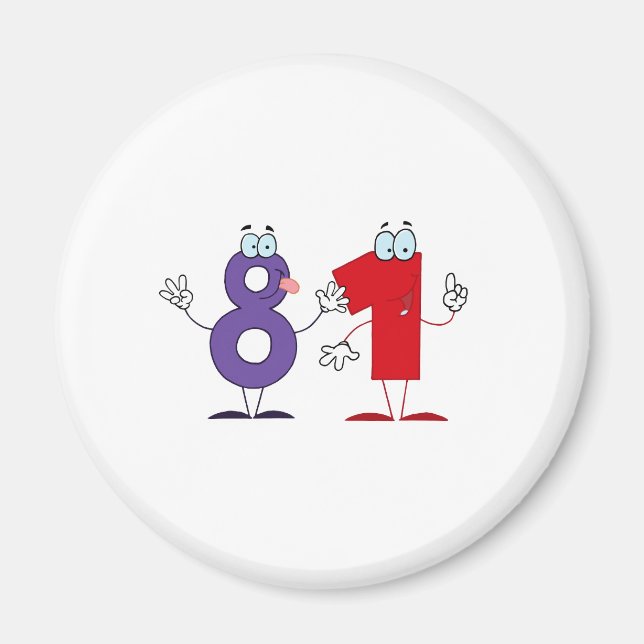 Imán Feliz número 81 (Frente)