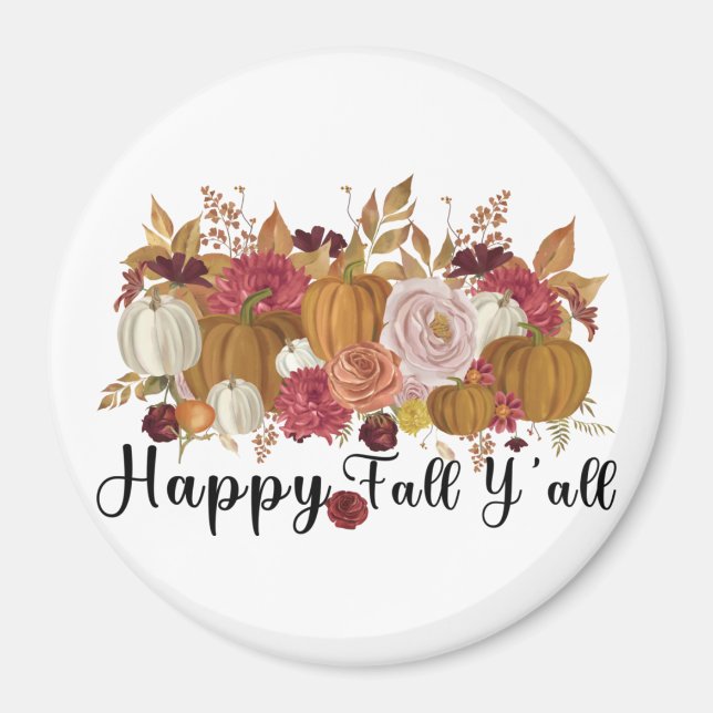 Imán Feliz otoño (Frente)