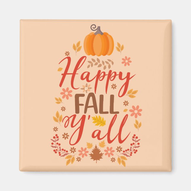 Imán Feliz otoño (Frente)