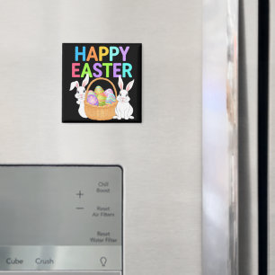 Imán Feliz Pascua 2025 Huevos Conejo Conejito Lindo