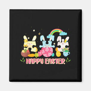 Imán Feliz Pascua 2026 Conejito Lindo Conejo Feliz Pasc