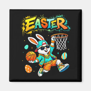 Imán Feliz Pascua Bruh Bunny para niños niños niñas muj