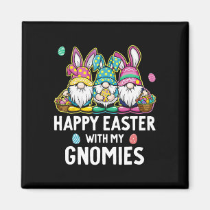 Imán Feliz Pascua Con Mis Chicas De Gnomies Niños Mujer