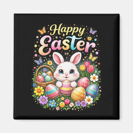 Imán Feliz Pascua Conejito