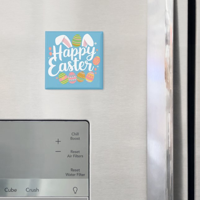 Imán Feliz Pascua Conejo Conejito Huevo Fiesta  (In situ (nevera))