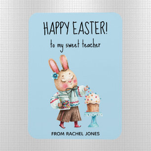 Imán Feliz Pascua de un profesor personalizado