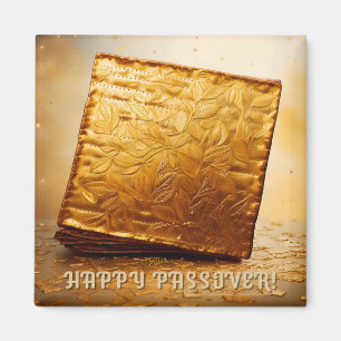 Imán ¡Feliz Pascua! Golden Matzah