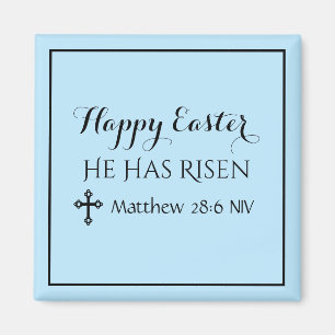 Imán Feliz Pascua, ha subido la Biblia contra el azul c