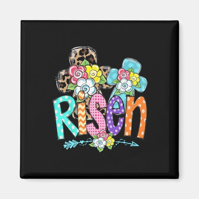 Imán Feliz Pascua Para Los Chicas Cristianos, Mamá, Est (Frente)