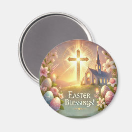 Imán "Feliz Pascua: Un día de amor y risa"