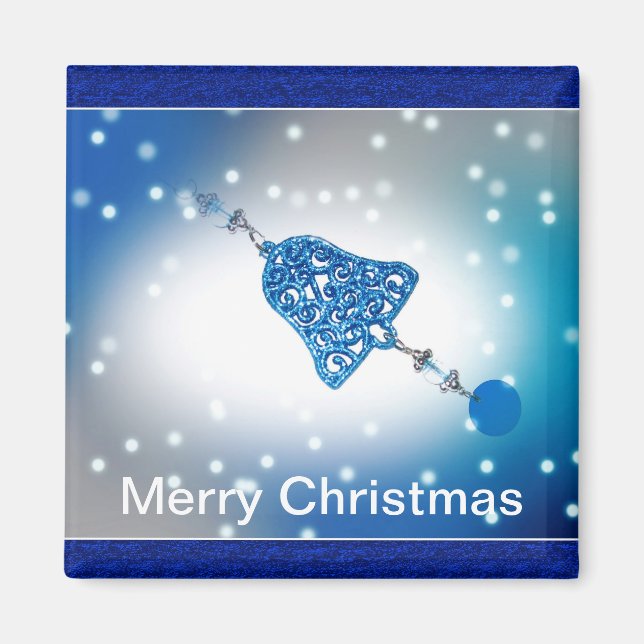 Imán Feliz Personalizable navideño (Frente)