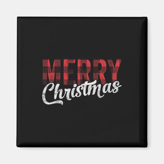 Imán Feliz Regalo de Navidad Familia Navidad Navidad Na (Frente)