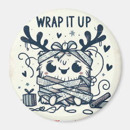 Imán Feliz regalo monstruo de la fiesta de Navidad envu