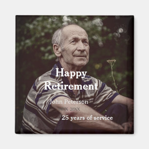 Imán Feliz retiro foto nombre años de servicio
