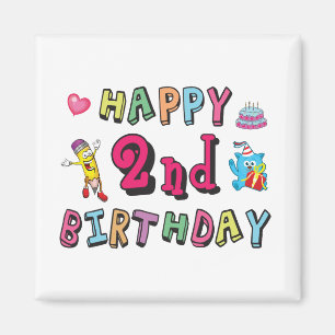 Imán Feliz segundo cumpleaños. 2 años al día.