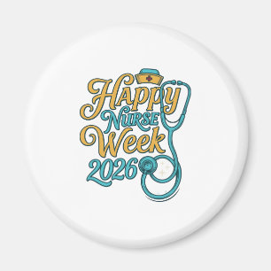 Imán Feliz Semana de las Enfermeras 2026 Diseño de Cami