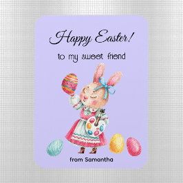 Imán Feliz Semana Santa Flexible de un amigo personaliz