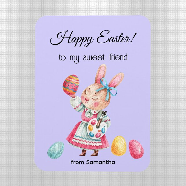 Imán Feliz Semana Santa Flexible de un amigo personaliz (Subido por el creador)