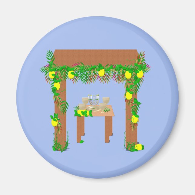 Imán Feliz Sukkot (Frente)