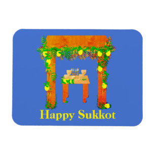 Imán Feliz Sukkot, personalizado