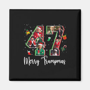 Imán Feliz Trumpmas 47 Familia Coincidiendo Pj Graciosa