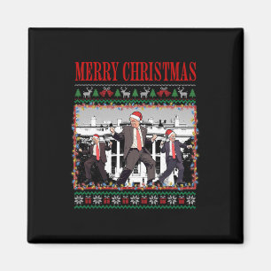 Imán Feliz Trumpmas - Danza de Papá Noel Donald Trump