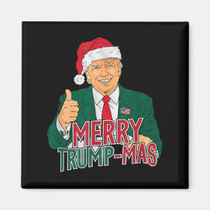 Imán Feliz Trumpnavidad Divertida Navidad de Trump