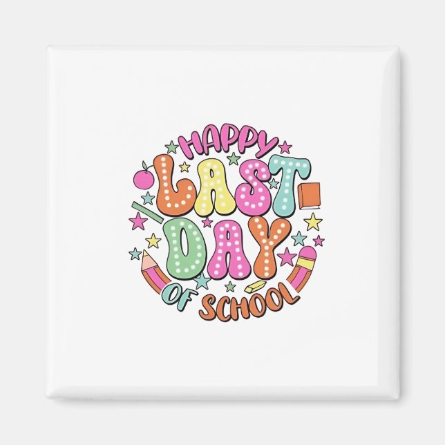 Imán Feliz último día de clases (Frente)