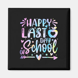 Imán Feliz Último Día De Graduación Escolar A Los Niños