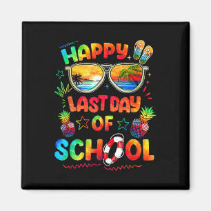 Imán Feliz Último Día De Maestros De Escuela De Fin De