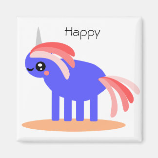 Imán Feliz unicornio