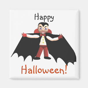Imán Feliz vampiro de Halloween