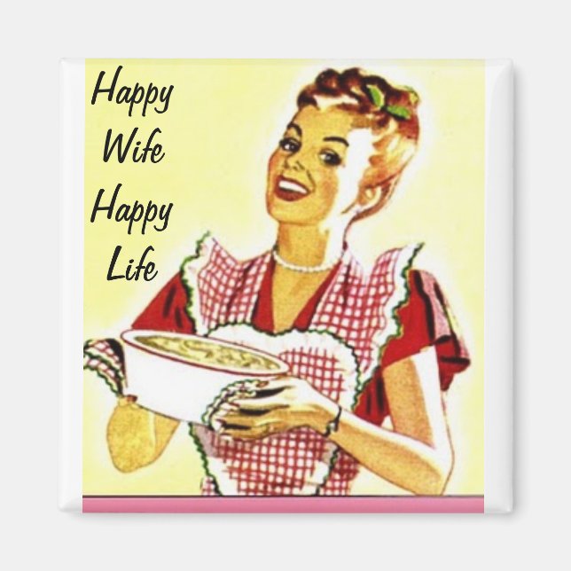 Imán Feliz vida a la esposa (Frente)