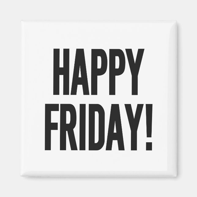 IMÁN ¡FELIZ VIERNES! (Frente)