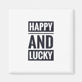 Imán Feliz y afortunado