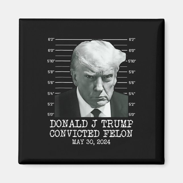 Imán Felon Donald Trump (culpable) lo encerró en prisió (Frente)