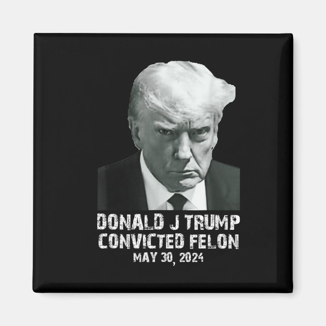 Imán Felon Donald Trump (culpable) lo encerró en prisió (Frente)