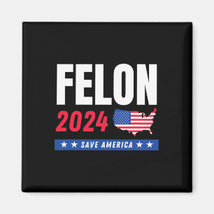Imán Felon Trump 2024, Día de las Elecciones para Salva